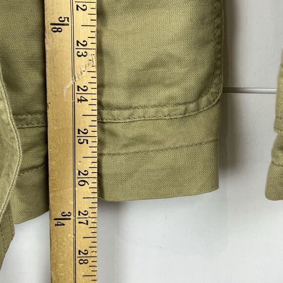 Sundance Linen Utility Cargo Belted Button‎ Down Jacket Woman size Medium - Picture 11 of 11